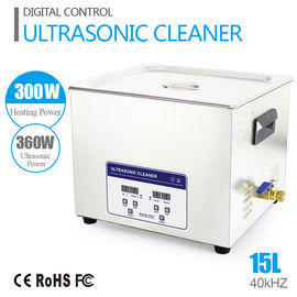 360 pulitore ultrasonico di Digital del laboratorio di W 40khz 15L per la pulizia dello strumento del laboratorio