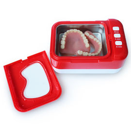 Piccolo pulitore ultrasonico portatile, CE dentario ultrasonico rosso Rohs del pulitore