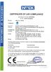 Cina Skymen Technology Corporation Limited Certificazioni