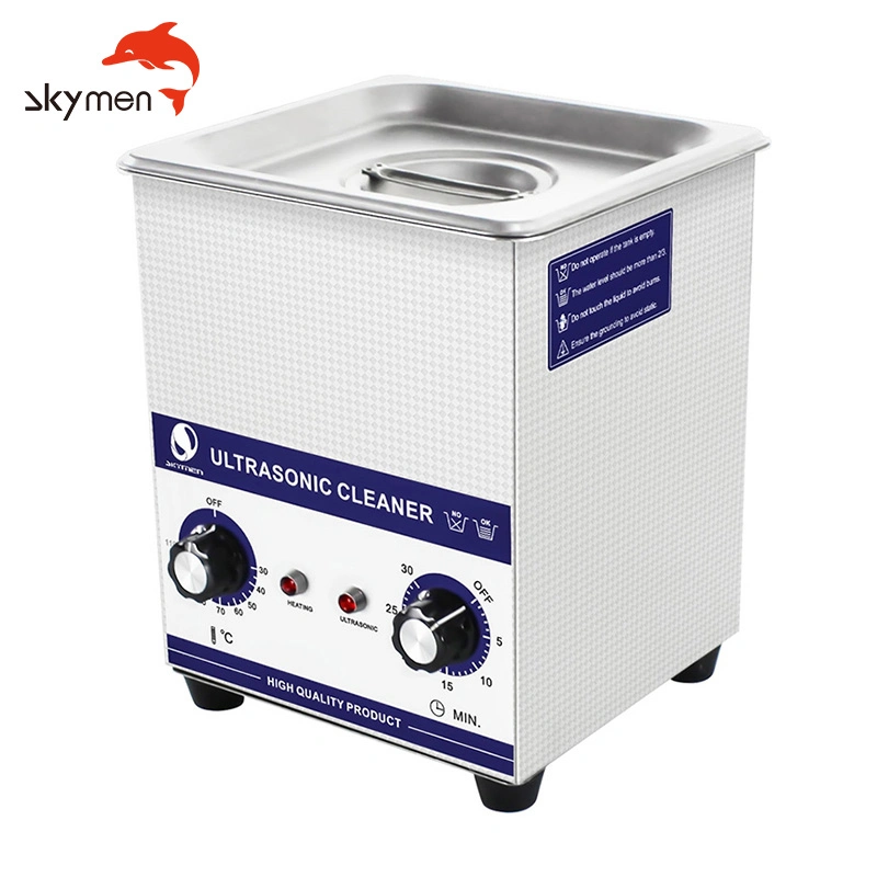 Pulitore ultrasonico ultrasonico meccanico caldo del bagno della rondella 40kHz di controllo SUS304 Benchtop di vendita 2L 60W