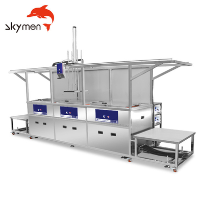 Canestro di funzionamento della macchina di pulizia ultrasonica degli Skymen SUS304 dello SpA con la Tabella scaricante di carico