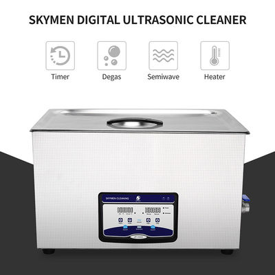 pulitore ultrasonico di 600W 30L SUS304 Benchtop per le parti dell'hardware