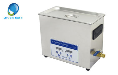 pulitore ultrasonico heated di Digital del laboratorio 6.5L piccolo con drenaggio del radiatore