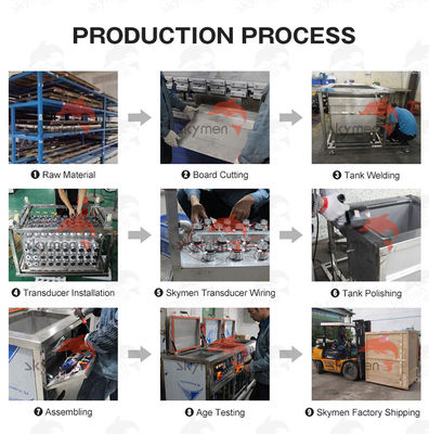 135L Industrial Ultrasonic Cleaner 1800W con timer digitale 380V/220V