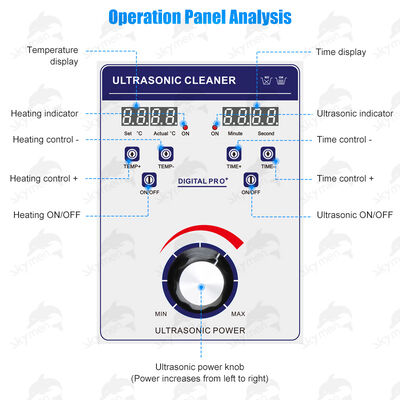 Pulitore a ultrasuoni Skymen con capacità di 38L per la pulizia degli iniettori di carburante