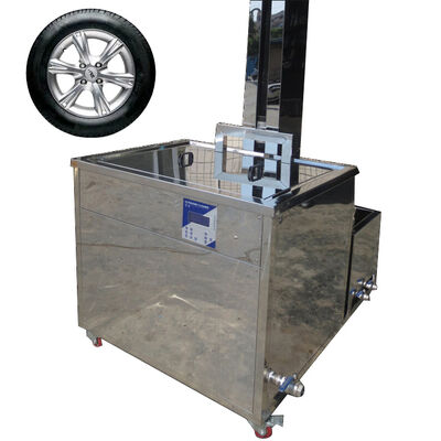 Pulizzatore automatico ad ultrasuoni per pneumatici con sollevamento pneumatico facile da usare