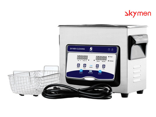 Pulitore ultrasonico 3L 40Khz 120W di acciaio inossidabile di Handpieces con il temporizzatore di Digital