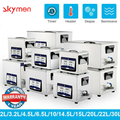 0.8L - il pulitore ultrasonico Benchtop degli Skymen 38L per le parti dell'automobile record del vinile del PWB la testa di stampa