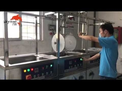 Skymen JTM-3024GH 77L 1200W Dpf Pulitore ad ultrasuoni industriale a tre serbatoi con movimento orizzontale con Li